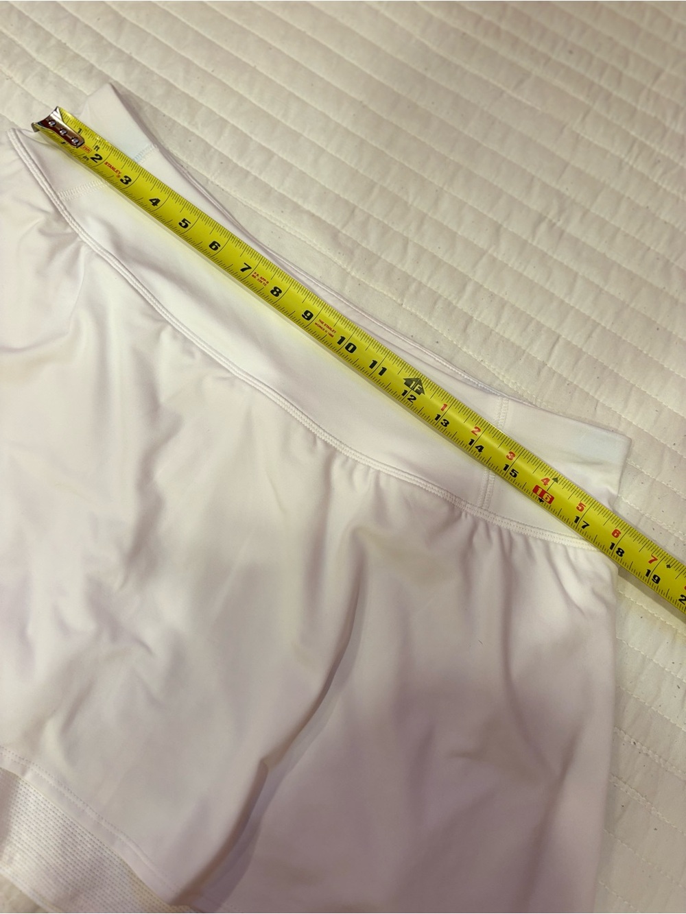 Athleta Split Time White Tennis Skort Activewear Sporty Skirt Women's XL - Picture 8 of 11